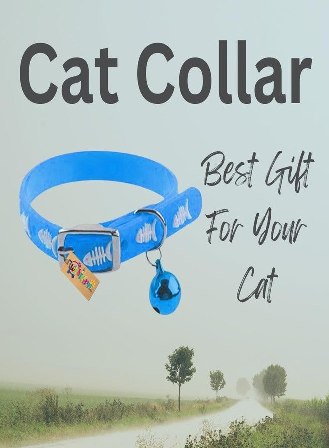 ويستيرن إرا طوق قطط مطاطي سيليكوني متعدد الألوان قابل للتعديل من ويسترن إيرا، تصميم أنيق للتدريب، يعيد تعريف أسلوب القطط، طوق قطط مطاطي بألوان زاهية، طوق قطط سيليكوني مع جرس (عشوائي) - Image 3